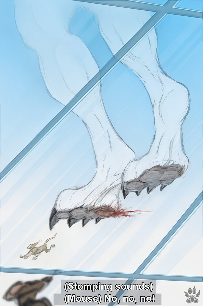 Best angle for viewing!

#wolf #mouse #furry #furryfandom #furryart #furryartist #paw #foot #feet #stomp #squash #trample #crush #furry #anthro #gore #macro #micro
