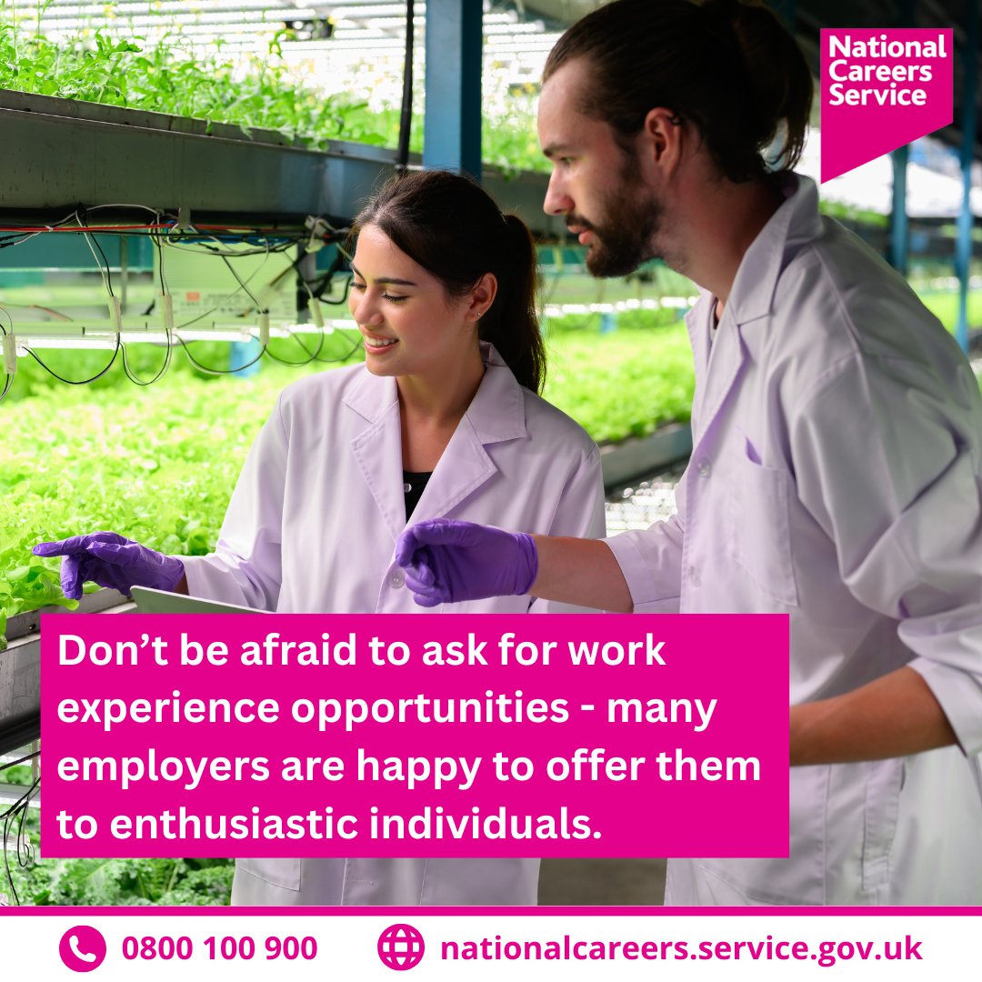 🌟 It’s #NWEXW2024! All week we’re sharing top tips on finding &amp; making the most of work experience. Read our guide ➡️ nationalcareers.service.gov.uk/careers-advice…
Need advice? ☎️ 0800 100 900 🌐 nationalcareers.service.gov.uk