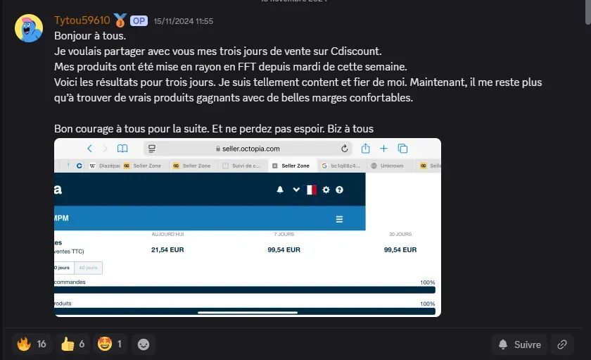 Frenchstartupper (@huguestrjs) on Twitter photo DĆ©butant ou expert dans une activitĆ©, ce cycle se rĆ©pĆ©tera sur ton parcoursā¦
Tu rencontres toujours des difficultƩs...
Et lorsque tu les surmontes, tu retrouves ce sentiment dāaccomplissement qui te rend addict ! ā¤ļøāš„
Jāai dĆ©butĆ© comme lui en achat-revente sur les marketplaces, DĆ©butant ou expert dans une activitĆ©, ce cycle se rĆ©pĆ©tera sur ton parcoursā¦
Tu rencontres toujours des difficultƩs...
Et lorsque tu les surmontes, tu retrouves ce sentiment dāaccomplissement qui te rend addict ! ā¤ļøāš„
Jāai dĆ©butĆ© comme lui en achat-revente sur les marketplaces,