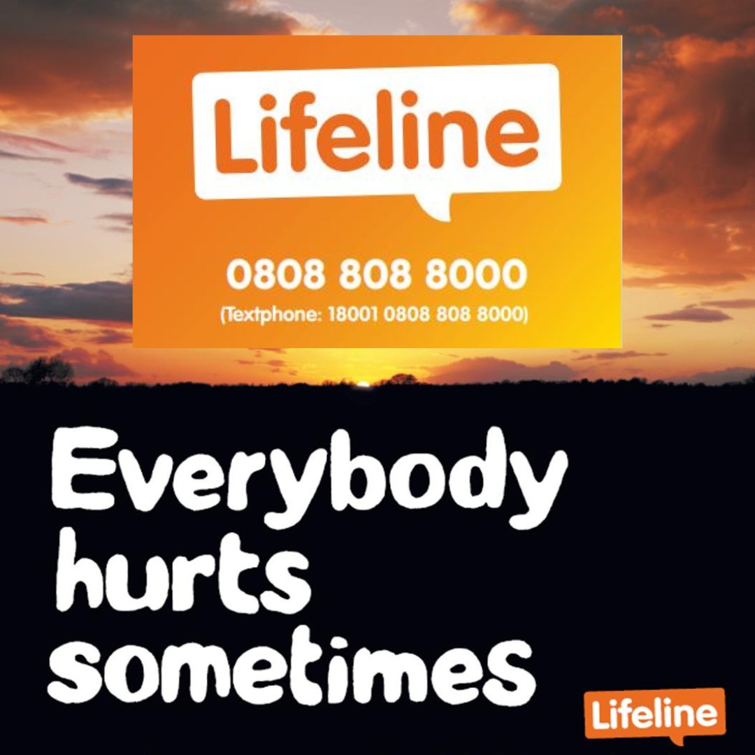 Whether you’re feeling overwhelmed, isolated, or simply not yourself — there’s always someone ready to listen.

Lifeline is here for you.
Call 0808 808 8000 anytime — 24 hours a day, 7 days a week.
Textphone: 18001 0808 808 8000

Trained counsellors can offer support, guidance,