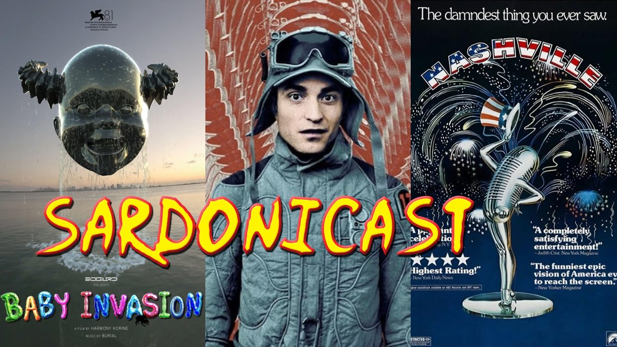sardonicast's tweet image. Sardonicast 187: Baby Invasion, Mickey 17, Nashville
youtu.be/lScrhK9Za6k