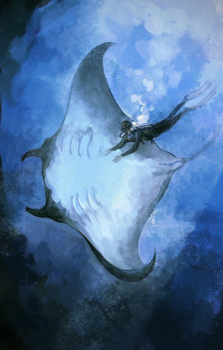 Dancing with the manta ray