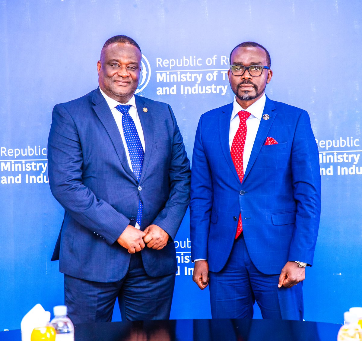 This morning, Minister <a href="/P_Sebahizi/">Prudence Sebahizi</a> received H.E. Ernest Yaw Amporful, the High Commissioner of Ghana to Rwanda. Their discussions focused on strengthening existing bilateral relations in trade and industrial development.