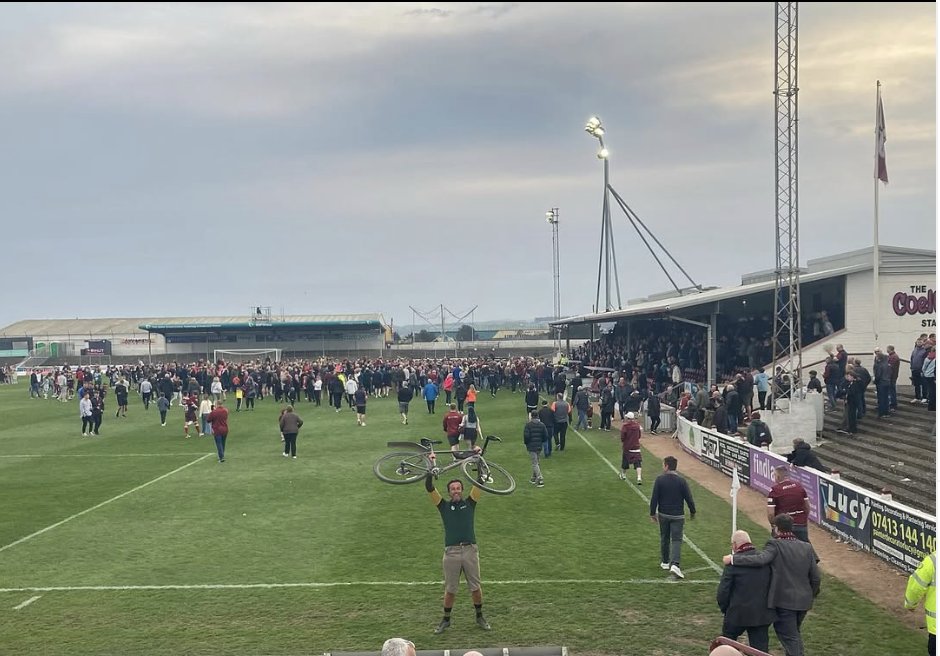 Trevor Ward 🇺🇦 🇵🇸 (@willwrite4cake) on Twitter photo I ride my bike to <a href="/ArbroathFC/">Arbroath FC</a> every home game (weather permitting) and am provided with free, secure parking in the ground. So being crowed Scottish League One champions couldn't have happened to a better club this weekend!
Here's to some great adventures in the Championship! I ride my bike to <a href="/ArbroathFC/">Arbroath FC</a> every home game (weather permitting) and am provided with free, secure parking in the ground. So being crowed Scottish League One champions couldn't have happened to a better club this weekend!
Here's to some great adventures in the Championship!