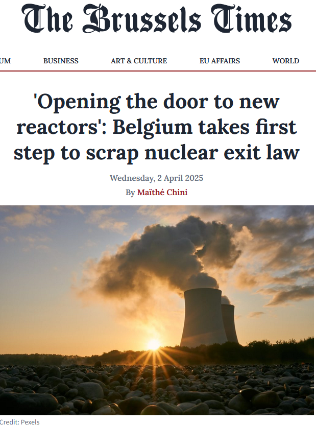 Belgien steigt aus dem Atomausstieg aus.
Mehr Reaktoren bleiben am Netz – und neue können gebaut werden.
Deutschland? Bald vom AKW-Ring umzingelt, wie im Meme. Reaktivierung nur eine Frage der Zeit. 😏⚛️