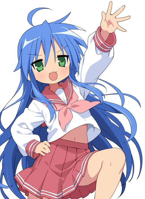 こなたんたくさん描いたけど、やっぱり制服が好き #らきすた #泉こなた #luckystar