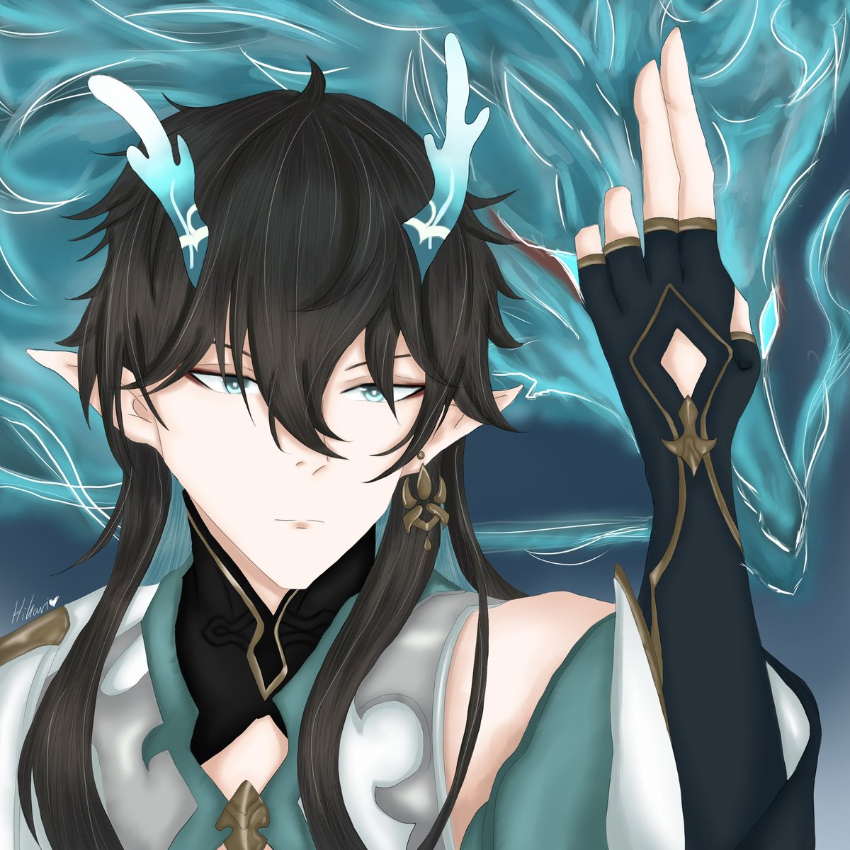 _Otaku_Hikari_'s tweet photo. Long time no see! 
My new Dan Heng IL fanart🫶🏻❤️
#danhengIL #HonkaiStarRail #fanart #hsrfanart #like #support #comment 
#丹恒 https://t.co/F77aczazrr