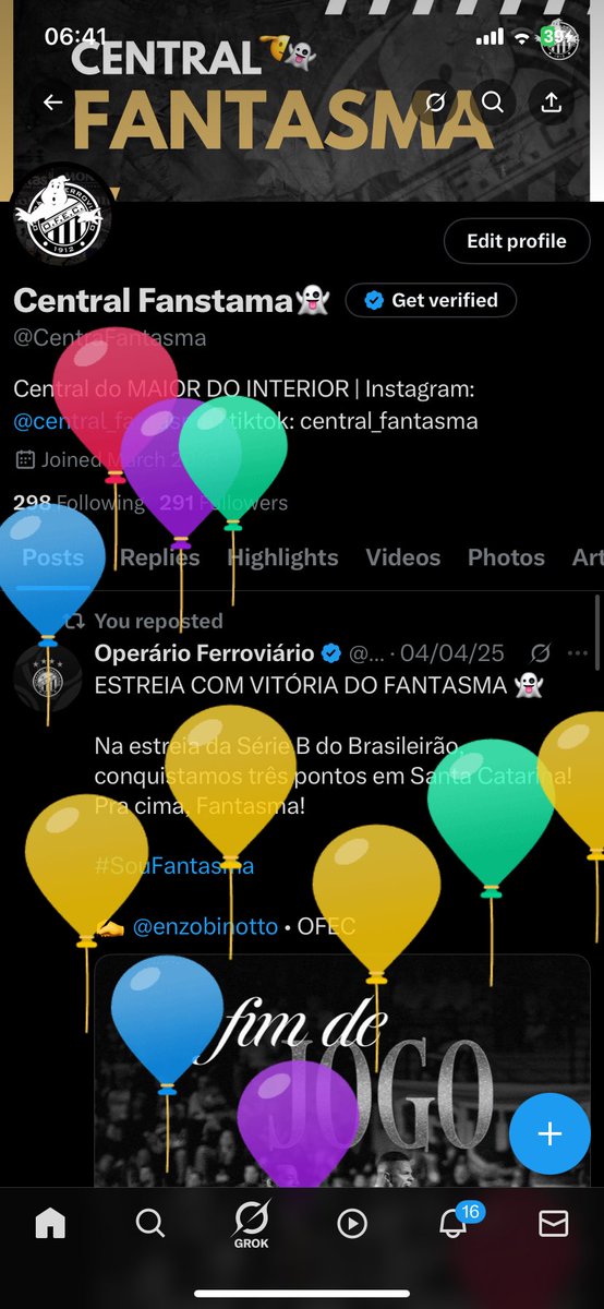 CentraFantasma's tweet photo. solto os balões aeeeee https://t.co/wsmDtv6hys