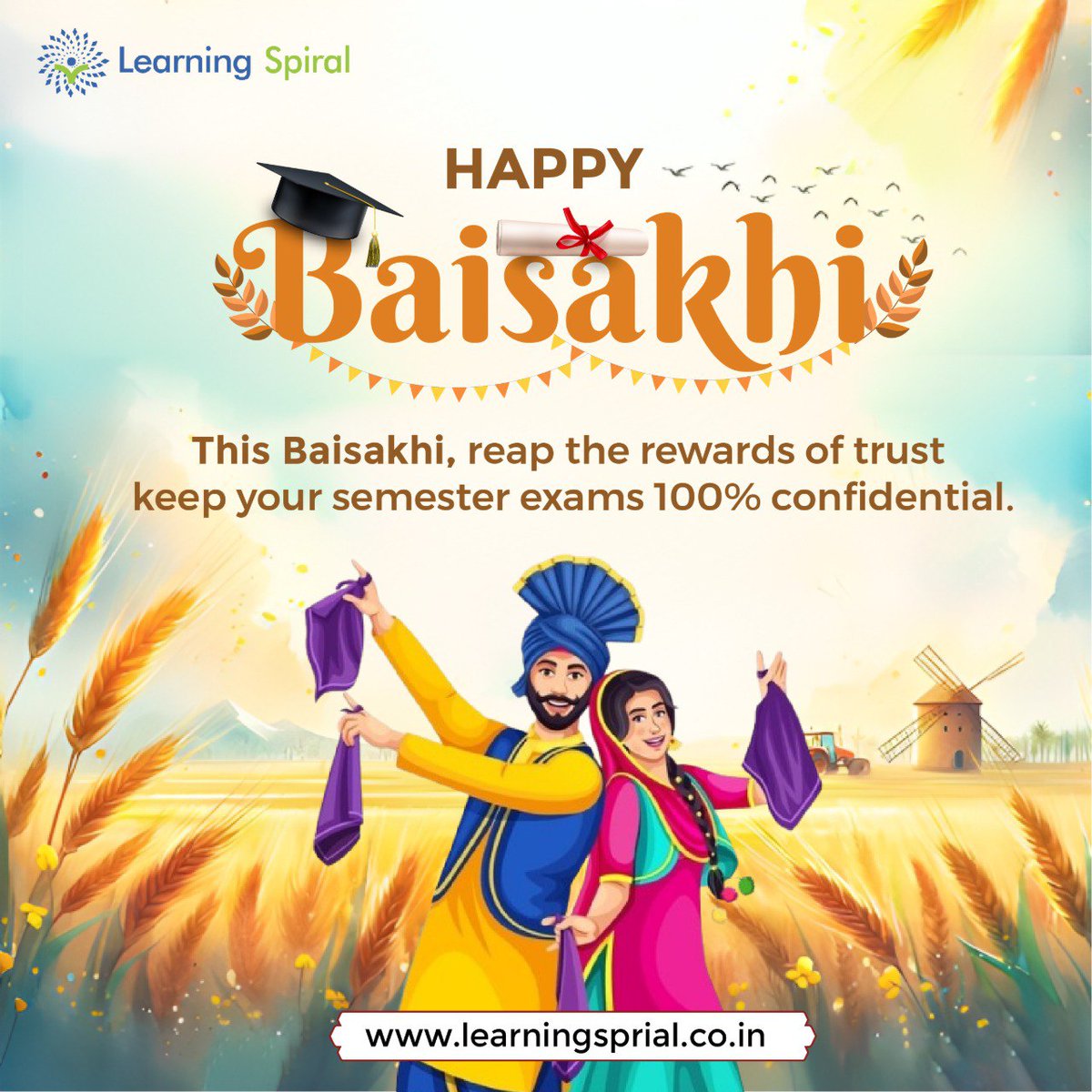 🌾 This Baisakhi, let’s sow the seeds of trust with secured exams and harvest a future of academic excellence! 

🌟#HappyBaisakhi #SecureExams #DigitalEvaluation #AcademicIntegrity #LearningSpiral #ExamConfidentiality #EdTechIndia #OnScreenMarking #TrustInTechnology