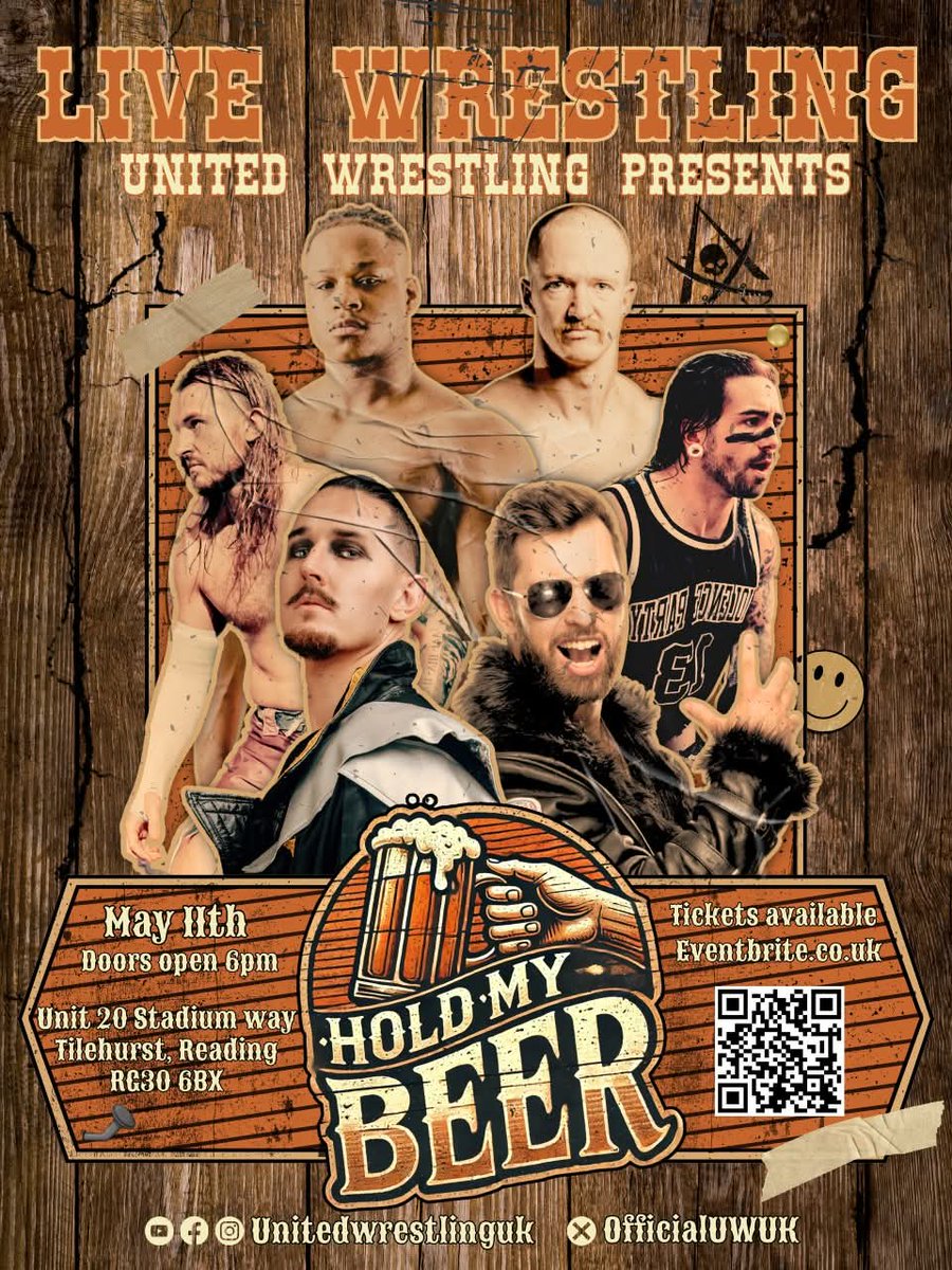 in just 𝐮𝐧𝐝𝐞𝐫 𝟒 𝐰𝐞𝐞𝐤𝐬 we are back in 𝐑𝐄𝐀𝐃𝐈𝐍𝐆! at the amazing DBB

over 𝟐𝟓% have 𝐀𝐥𝐫𝐞𝐚𝐝𝐲 𝐠𝐨𝐧𝐞! 
 eventbrite.co.uk/e/100357900080… 

📅 Sunday May 11th 
🚪 Doors open 6pm
📍  Double-Barrelled Brewery, Unit 20 Stadium Way, Tilehurst RG30 6BX