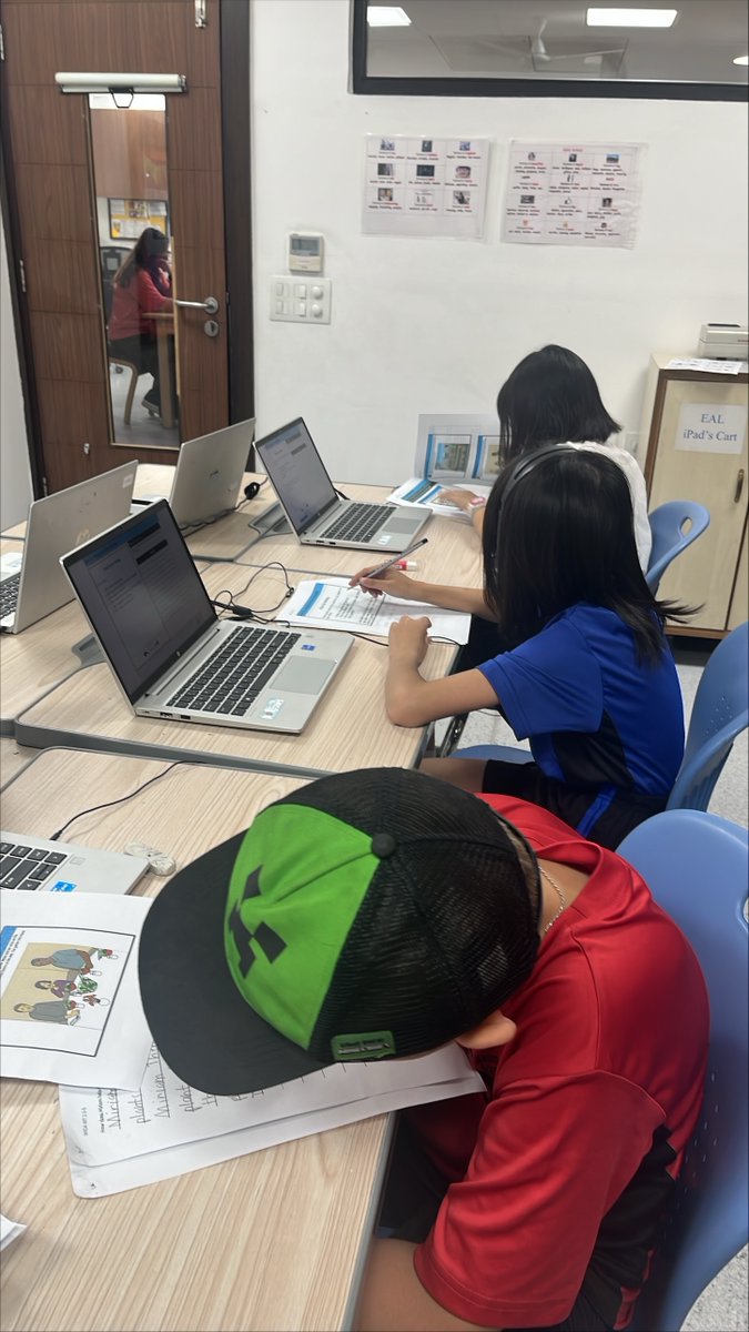 "Buzz in the EAL room as students sum up a year full of English learning milestones, laughter, and growth! Proud of all the progress and the creative spirit each of you brought to every lesson. Here's to new beginnings and more success ahead!