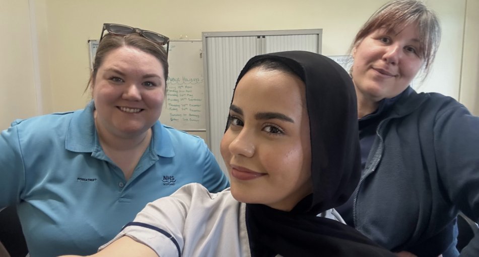 NHSLanarkshirePodiatry (@nhslanpodiatry) on Twitter photo This is Aya, a 4th yr <a href="/GCUPodiatry/">GCU Podiatry</a> student who was with the North West Unit for a 6 week placement!
"Had a really great 6-week placement! Huge thanks to all the team for being so welcoming and supportive. Learned a lot and loved being part of it!"
#podiatry #ahp #career #feet This is Aya, a 4th yr <a href="/GCUPodiatry/">GCU Podiatry</a> student who was with the North West Unit for a 6 week placement!
"Had a really great 6-week placement! Huge thanks to all the team for being so welcoming and supportive. Learned a lot and loved being part of it!"
#podiatry #ahp #career #feet