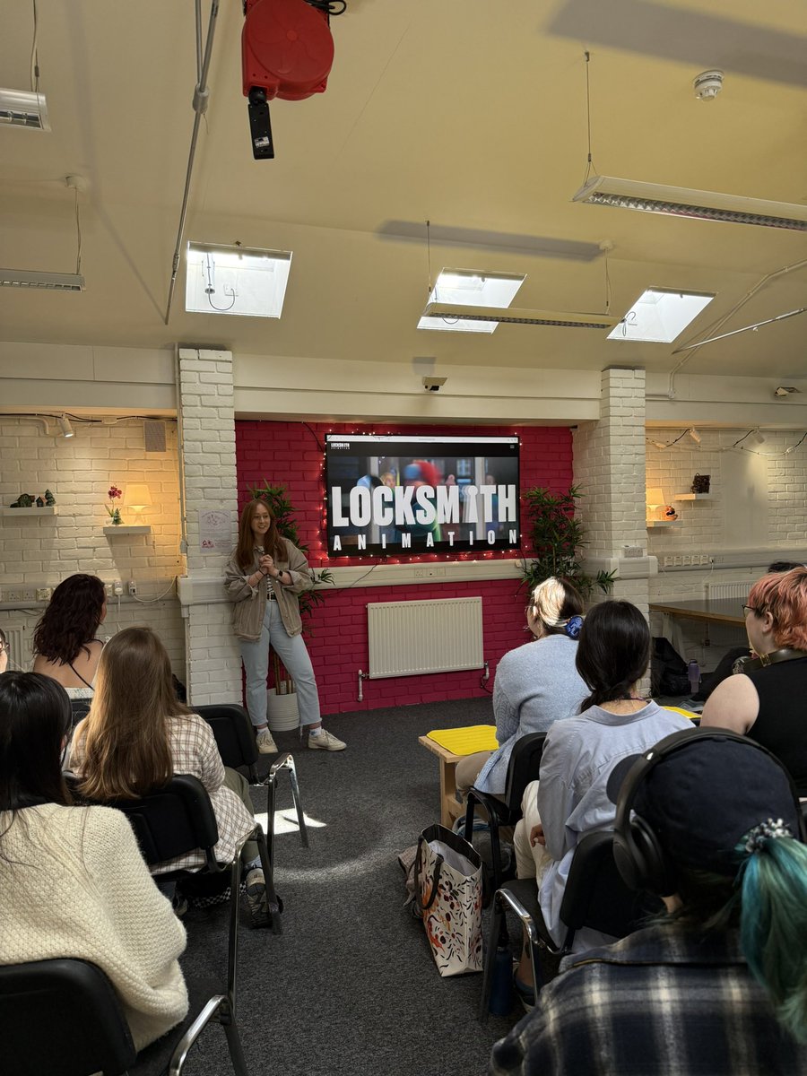 Locksmith Animation (@lsanimation) on Twitter photo Last week, our team visited the University for the Creative Arts to give a talk on visual storytelling in animation layout. 🎨
A big thank you to the University for the Creative Arts for welcoming us! 🙌
<a href="/UniCreativeArts/">University for the Creative Arts</a> #unitalks #locksmithanimation #storytelling #animation Last week, our team visited the University for the Creative Arts to give a talk on visual storytelling in animation layout. 🎨
A big thank you to the University for the Creative Arts for welcoming us! 🙌
<a href="/UniCreativeArts/">University for the Creative Arts</a> #unitalks #locksmithanimation #storytelling #animation