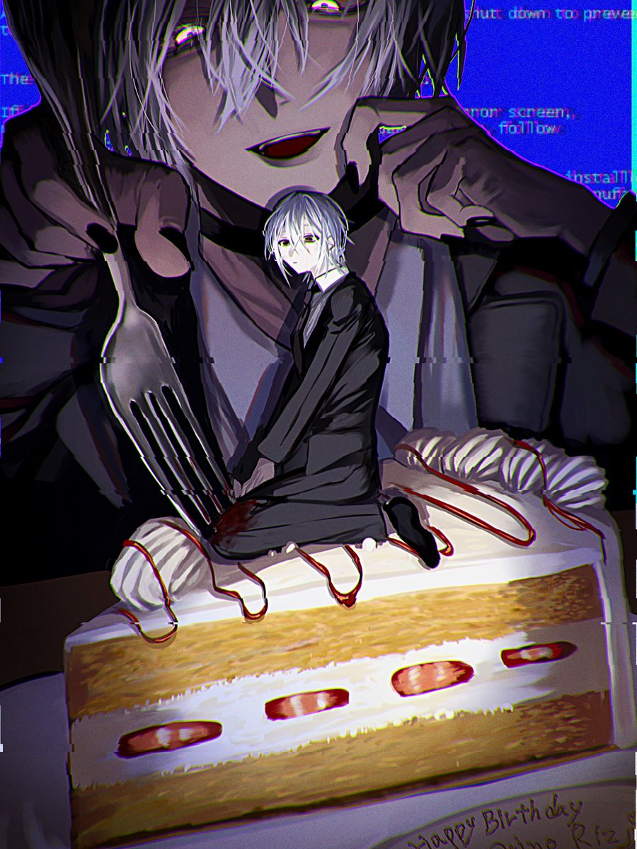 大遅刻ですがお誕生日おめでとうございます🎂
 #UNDER_XA_GRAFFITI
#折画観