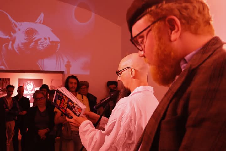 Some of Jan Černý's photos from the H-SECTION launch at Mestíčko last night;)