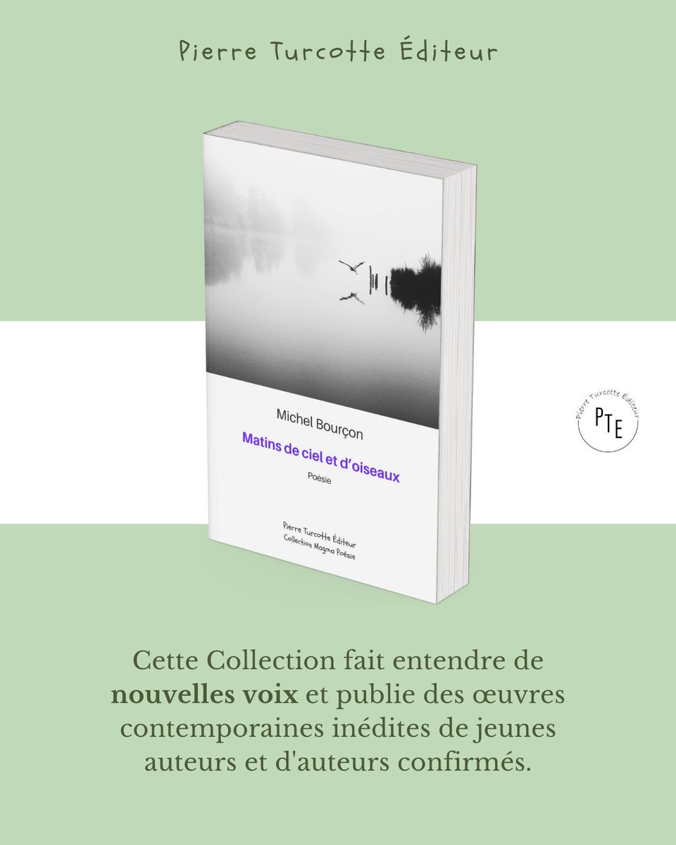 PTEditeur's tweet photo. Plongez dans notre univers poétique !

La Collection Magma Poésie fait la promotion d'œuvres poétiques d'auteurs talentueux, avec un style fort et une vision du monde originale. 

Cliquez sur le lien pour explorer notre catalogue en ligne 👉 https://t.co/oRayrdcwz4

#nouveautés https://t.co/t7zHzXQjcy