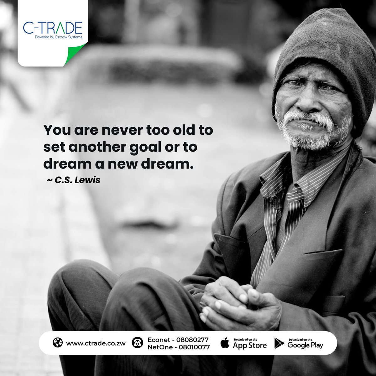 C-TRADE (@ctrademobile) on Twitter photo Age should not be a barrier to pursuing new ambitions or aspirations. Embark on new financial investment adventures with C –Trade, no matter your age!
#walalawasala #tryshares #tryderivatives #tryunittrusts #tryReits #itwillendinwealth
HAPPY NEW TRADING WEEK C TRADERS! Age should not be a barrier to pursuing new ambitions or aspirations. Embark on new financial investment adventures with C –Trade, no matter your age!
#walalawasala #tryshares #tryderivatives #tryunittrusts #tryReits #itwillendinwealth
HAPPY NEW TRADING WEEK C TRADERS!
