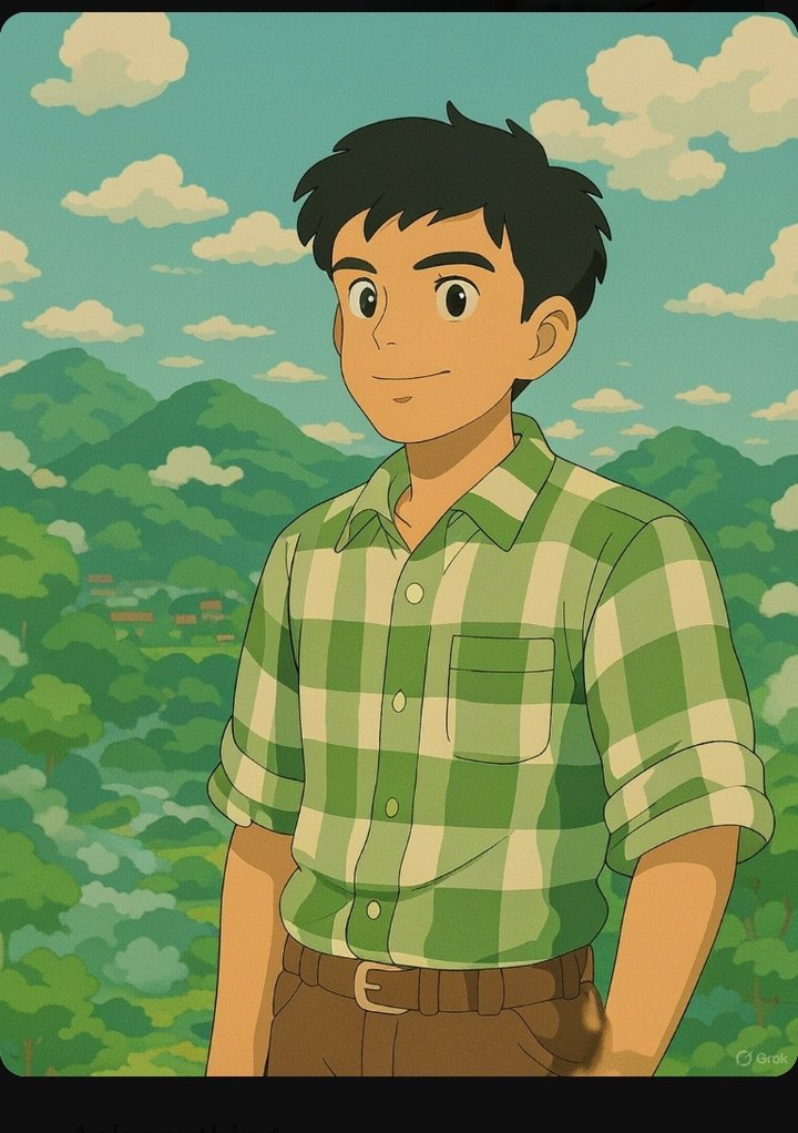 priya_boy's tweet photo. Me in Ghibli trend 🎭 

#ghibiliart
#ghibilitrend 
#ghibiliartist https://t.co/wr2pw6pBNj
