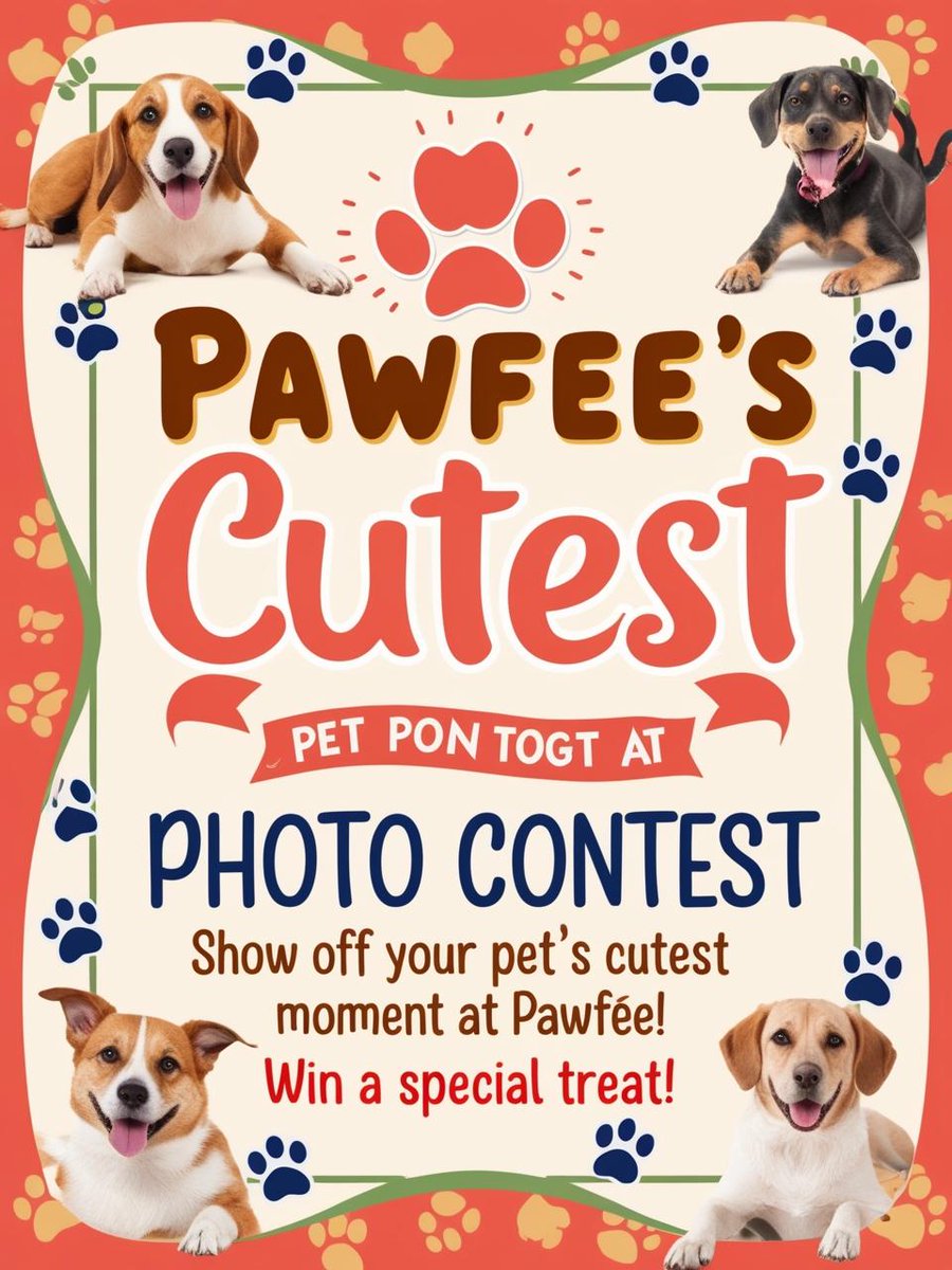PawFee2024's tweet photo. 📸🐾 It's time for the Pawfee Photo Contest! Show us your pet’s cutest moment at Pawfee and stand a chance to win a special treat! Snap a pic, tag @PawfeeLondon, and use #PawfeePhotoContest to enter. Let’s get creative! https://t.co/ffvszN3epP