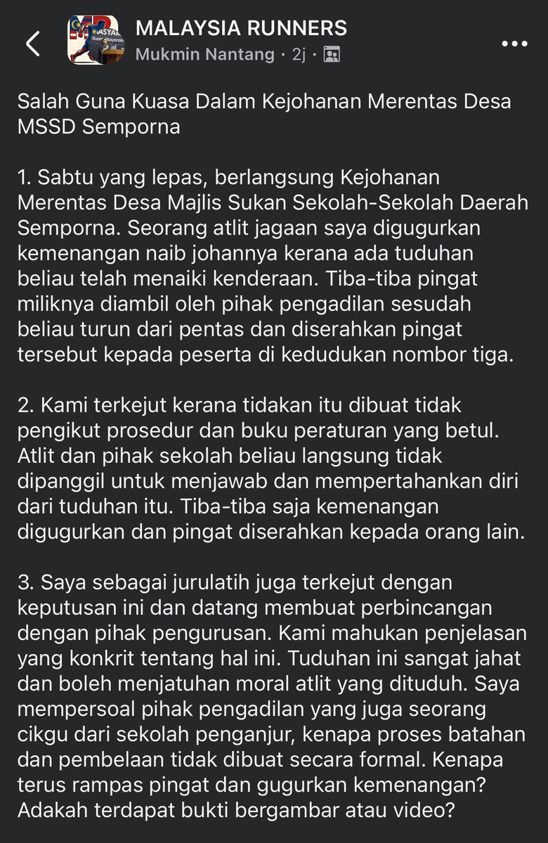 H_Bakkaniy's tweet photo. Mendidih darah baca kes penganiayaan begini.

Kasi tular sampai menteri turun tangan.

Faham, benda ni bukan kerja menteri pun patutnya, tapi selagi bukan menteri yang mencantas parasit-parasit ni, semakin parah nanti! https://t.co/GsQVoyfSVG