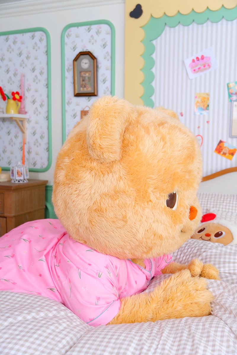 butterbear50431's tweet photo. 家で休んでいるなら、地毛がそんなに整っていなくても大丈夫だよね？💭

＃バターベア　#Butterbear https://t.co/cTyeeE9kv6