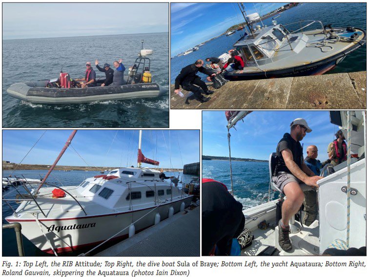 The first of the articles in the latest issue of the Bulletin of the Porcupine Marine Natural History Society covers the Field trip to Alderney in September 2024 by Iain Dixon. The article additionally covers the results of the diving around the island.