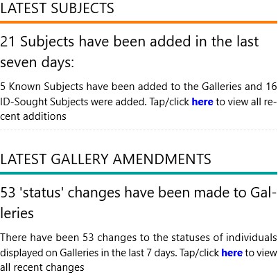 ABC_Team_'s tweet image. A new week means new faces and intel to check! Please log on to @disccrime  - how many faces do you recognise?