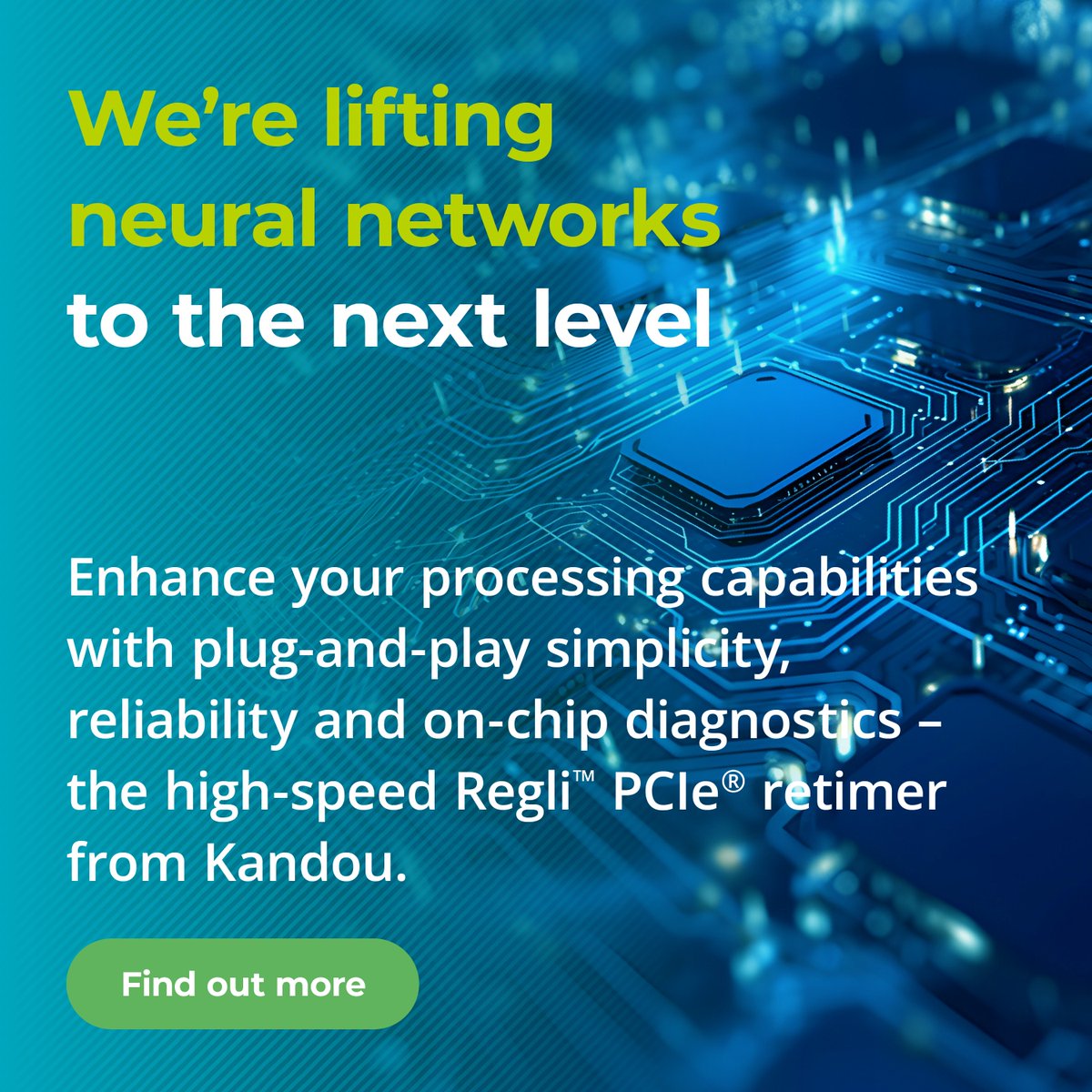 Revolutionary. Responsive. Reliable. Robust. Regli, our PCIe retimer is ready to empower AI, cloud computing, 5G &amp; more. At under 10 nanoseconds latency with an error rate of up to 1E-12, Regli is one of the fastest and most reliable retimers in the world. #Regli is a revolution.