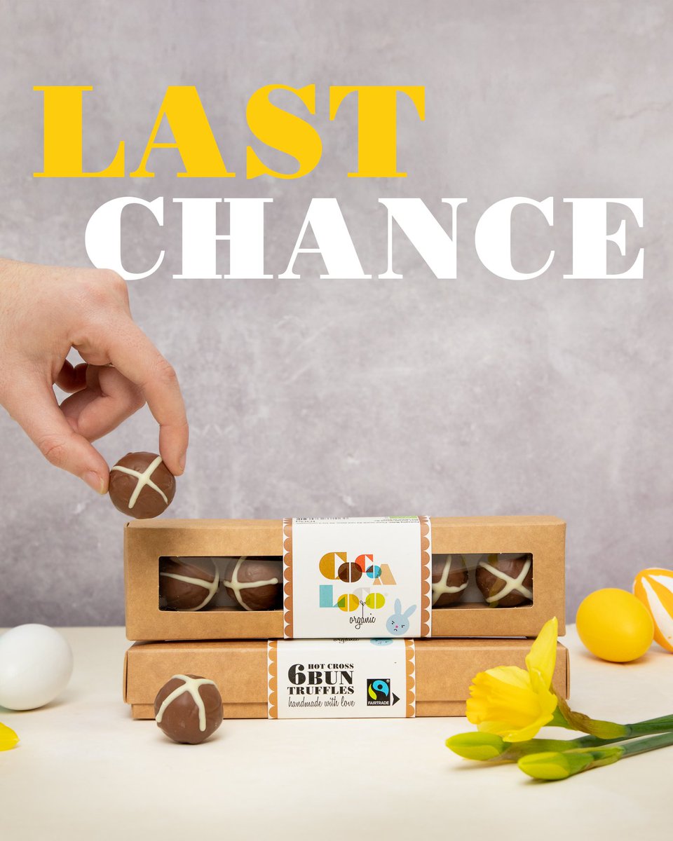 Easter is almost here – and so are the chocolate cravings!

But to ensure your treats arrive in time for Easter weekend, make sure to place your order by 10am on Wednesday 16th April. 🐰✨