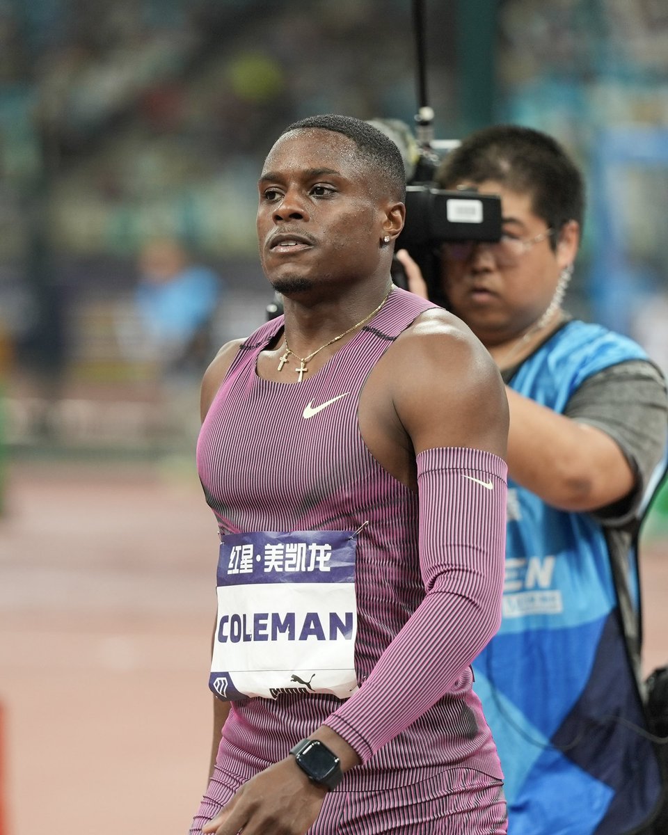 Diamond_League's tweet photo. Two BIG hitters 😤

Christian Coleman &amp; Letsile Tebogo head up the men’s 100m at #XiamenDL 🇨🇳 in less that two weeks!

The #RoadToTheFinal is about to begin 👀

#DiamondLeague 💎 https://t.co/ifslVtLQn8