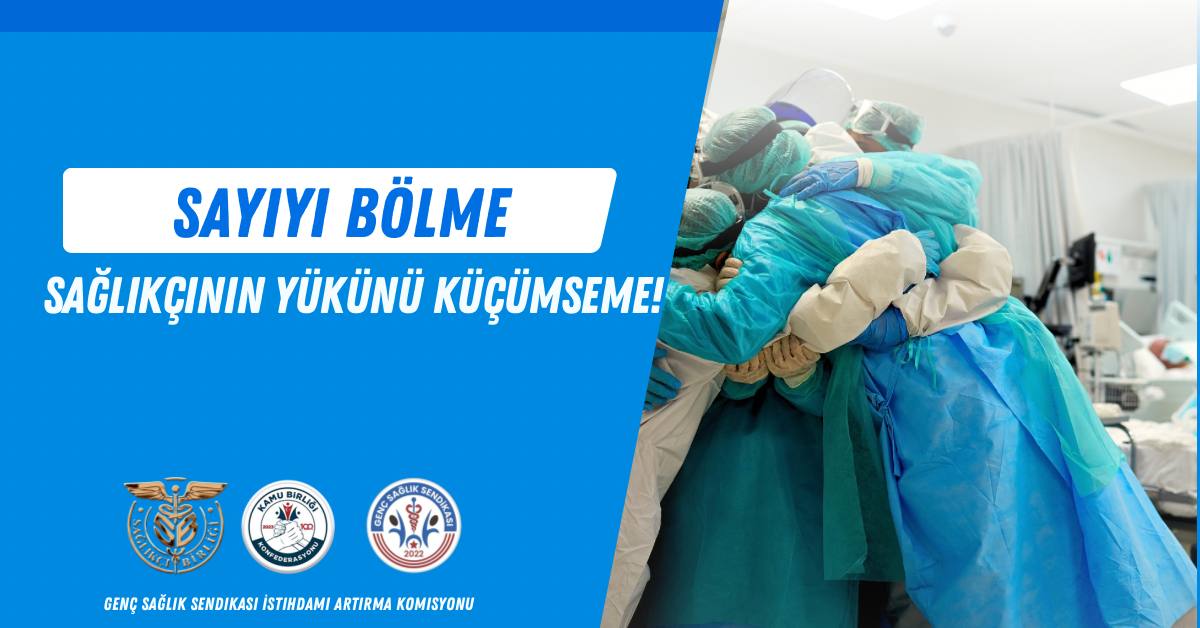 Sağlık çalışanlarının istihdamı, bölünmeden tek seferde yapılmalı ki, sağlık hizmetlerinde sürdürülebilirlik sağlanabilsin.
#Bölmeden37BinSağlıkçı