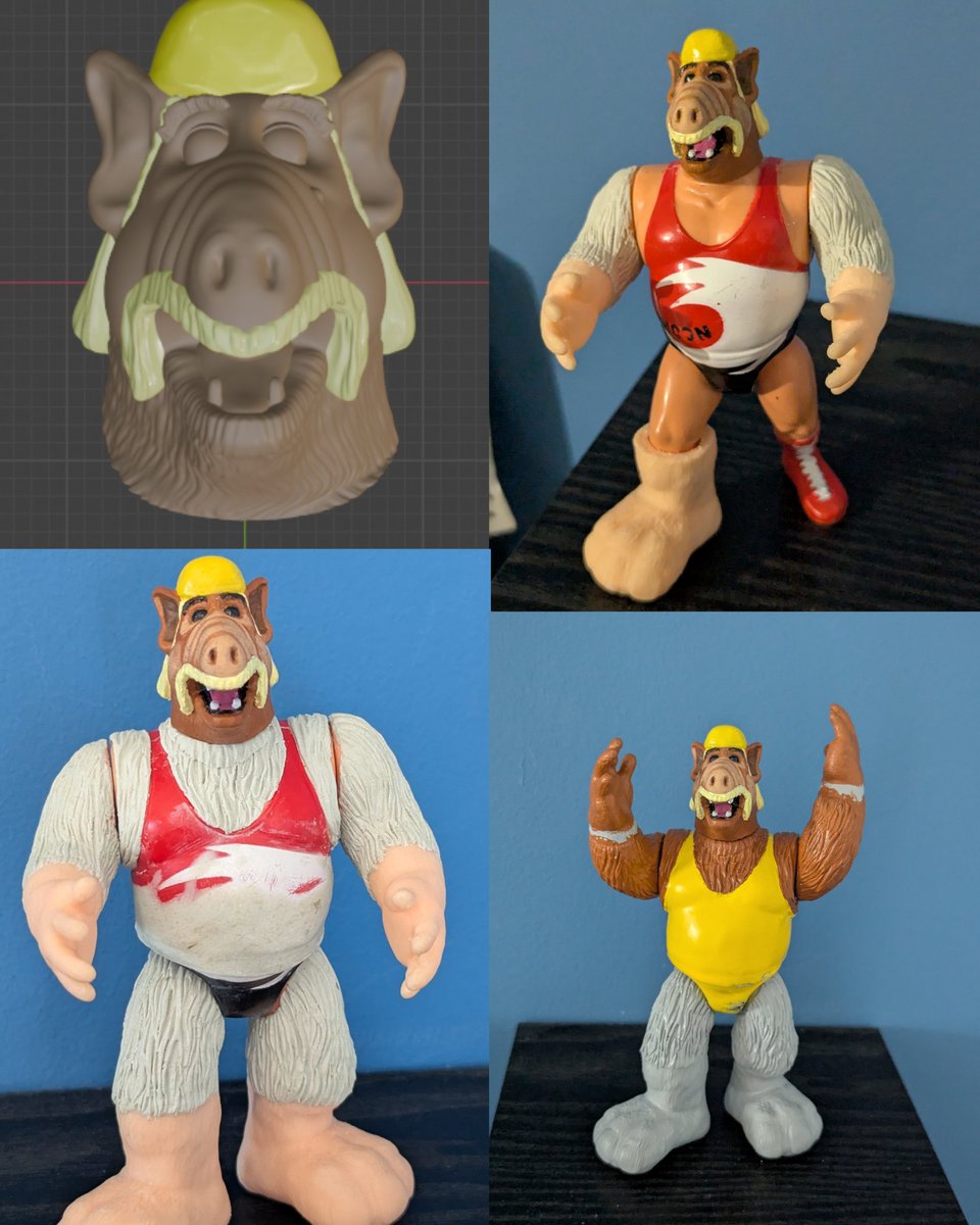 Here is my new custom ! HulkoAlf ! 
HulkAlfMania will live forever !
#wwfhasbrocustom 
#WrestleMania41