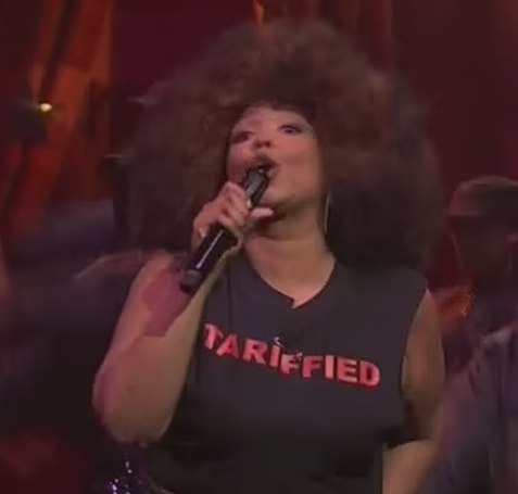Looks like <a href="/lizzo/">LIZZO</a> is worried about tariffs too!