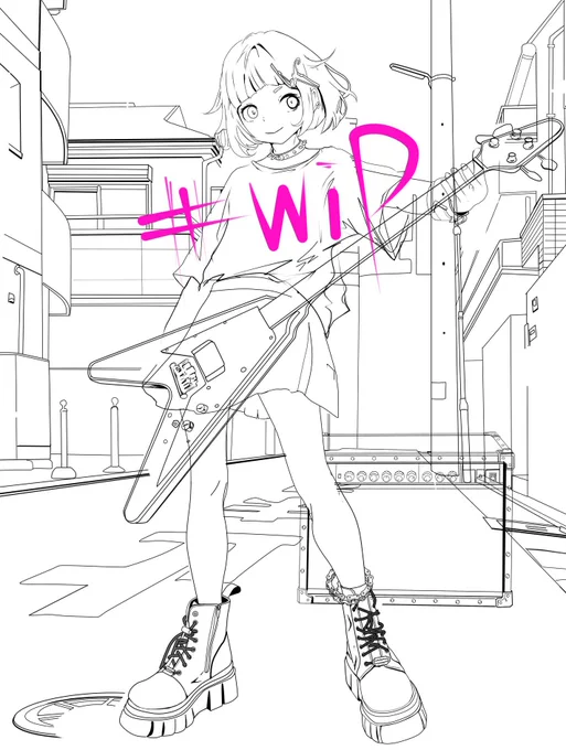 こんな感じで描いてました 