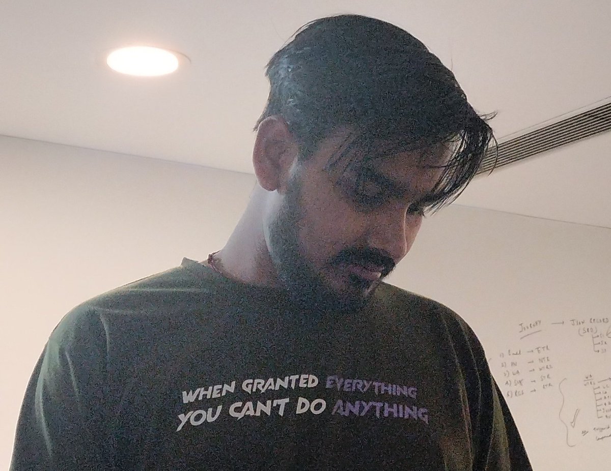 atulstack's tweet photo. When Granted Everything.
You Can't Do Anything. https://t.co/sDBfEHvrvi