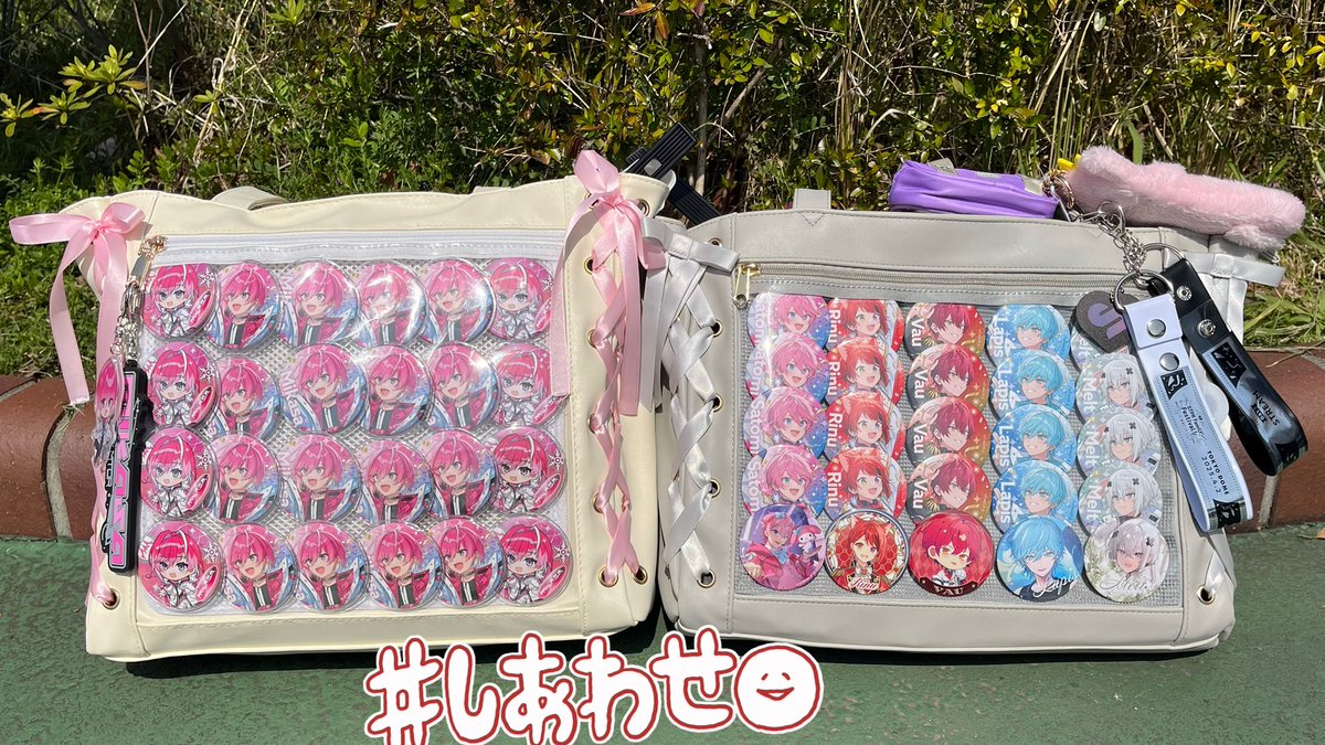 みかちの缶バッジで痛バ組みました🫶🏻💕 #みかさくん推し活写真2025