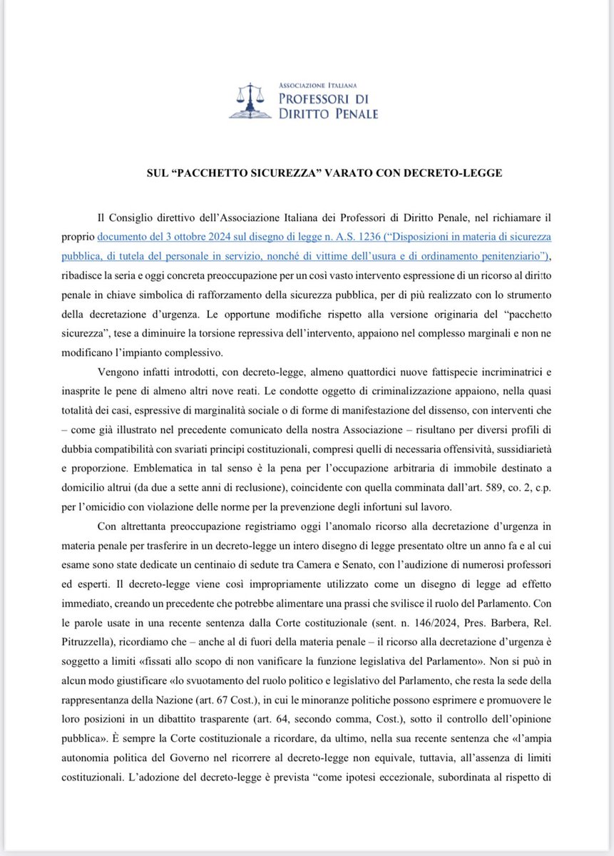 Asociación Profesorado Derecho Penal tweet media