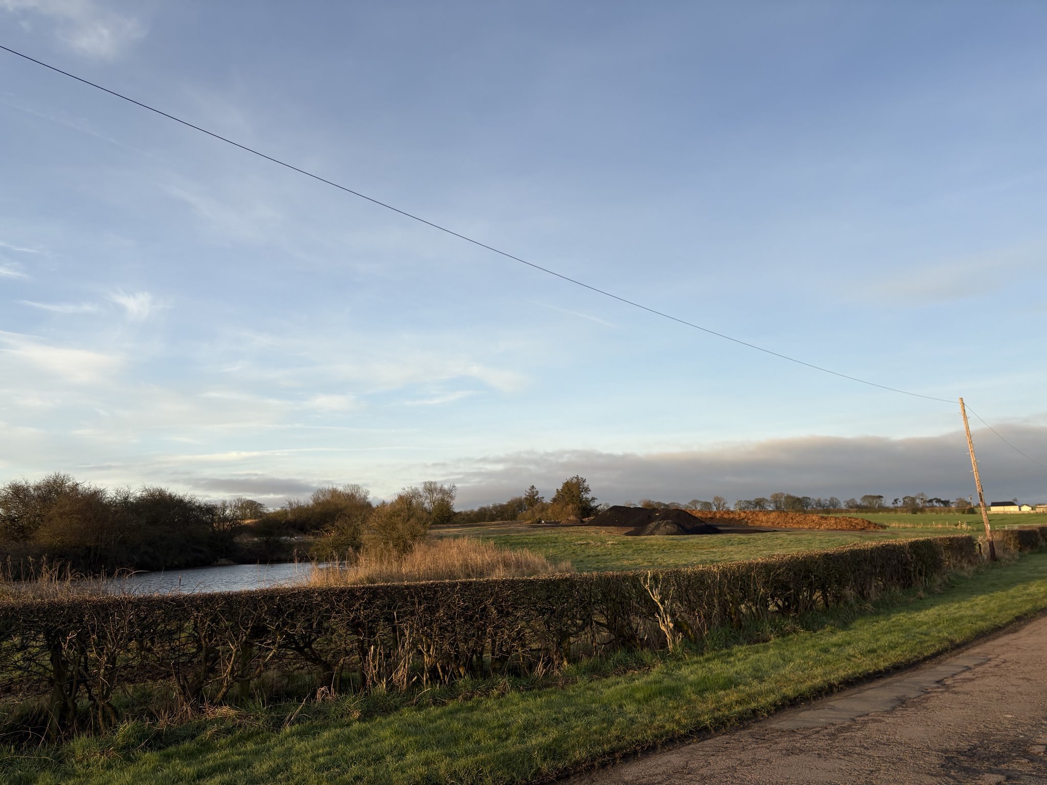 The limeworks & colliery site in March 2025