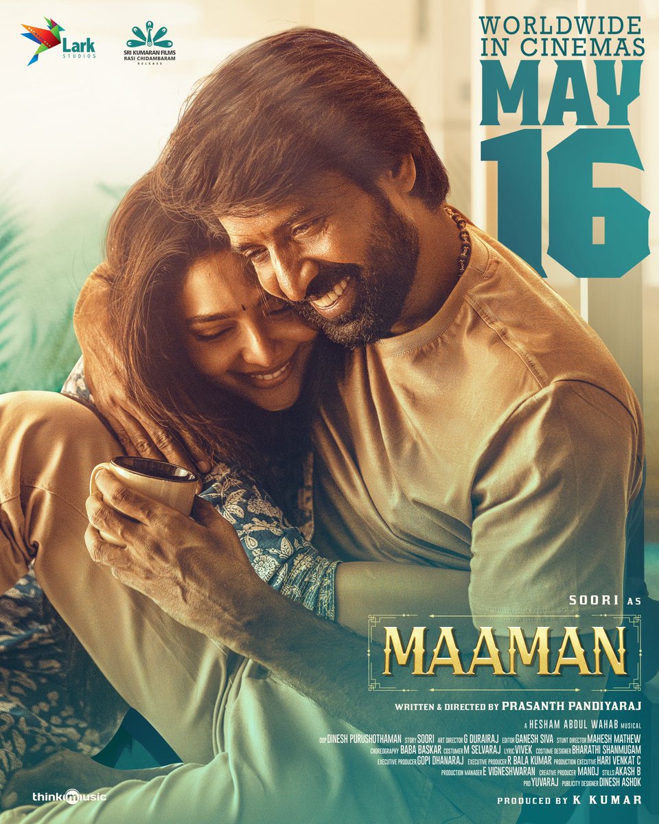 Actor Soori (@sooriofficial) on Twitter photo இனிய தமிழ் புத்தாண்டு நல்வாழ்த்துகள்
அனைவருக்கும் எல்லா நலமும் வளமும் கிடைக்க பெற இறைவனை வேண்டுகிறேன்
மே16 முதல் #மாமன் உங்கள் அபிமான திரையரங்குகளில்
#Maaman Directed by <a href="/p_santh/">prasanth.P</a>
A <a href="/HeshamAWmusic/">Hesham Abdul Wahab</a> Musical
Produced by <a href="/kumarkarupannan/">Kumar K</a> @larkstudios1_
#MaamanFromMay16 இனிய தமிழ் புத்தாண்டு நல்வாழ்த்துகள்
அனைவருக்கும் எல்லா நலமும் வளமும் கிடைக்க பெற இறைவனை வேண்டுகிறேன்
மே16 முதல் #மாமன் உங்கள் அபிமான திரையரங்குகளில்
#Maaman Directed by <a href="/p_santh/">prasanth.P</a>
A <a href="/HeshamAWmusic/">Hesham Abdul Wahab</a> Musical
Produced by <a href="/kumarkarupannan/">Kumar K</a> @larkstudios1_
#MaamanFromMay16