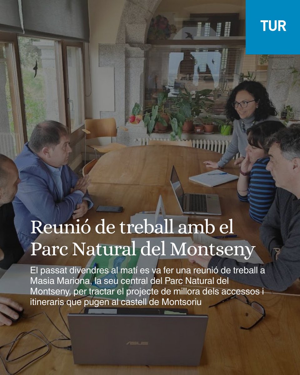 ComarcaSelva (@comarcaselva) on Twitter photo Reunió de treball a Masia Mariona, la seu central del Parc Natural del Montseny, per tractar el projecte de millora dels accessos i itineraris que pugen al castell de Montsoriu.El <a href="/montsoriu/">Castell de Montsoriu</a> i el Parc Natural del Montseny han valorat molt positivament aquest treball. Reunió de treball a Masia Mariona, la seu central del Parc Natural del Montseny, per tractar el projecte de millora dels accessos i itineraris que pugen al castell de Montsoriu.El <a href="/montsoriu/">Castell de Montsoriu</a> i el Parc Natural del Montseny han valorat molt positivament aquest treball.
