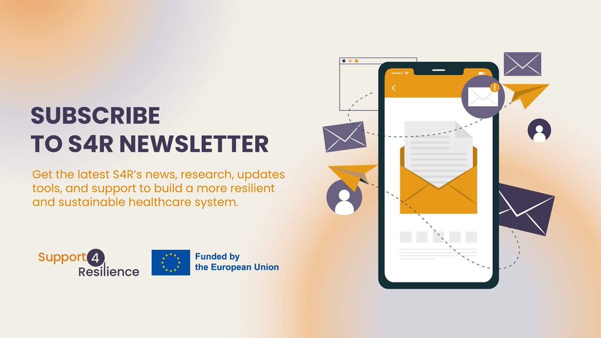 Join our community of researchers, healthcare professionals, and policymakers working to improve #Resilience and #MentalWellbeing in healthcare for older adults! 🏥   

Sign up for #Support4Resillience newsletter! shorturl.at/9wAgO

 #HealthCare #HorizonEU