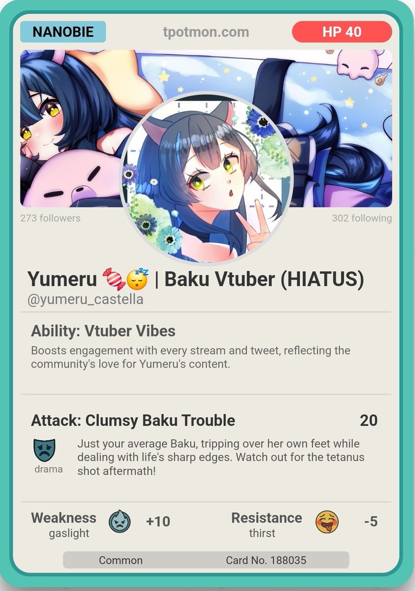 Yumeru 🍬😴 | Baku Vtuber (HIATUS) tweet media