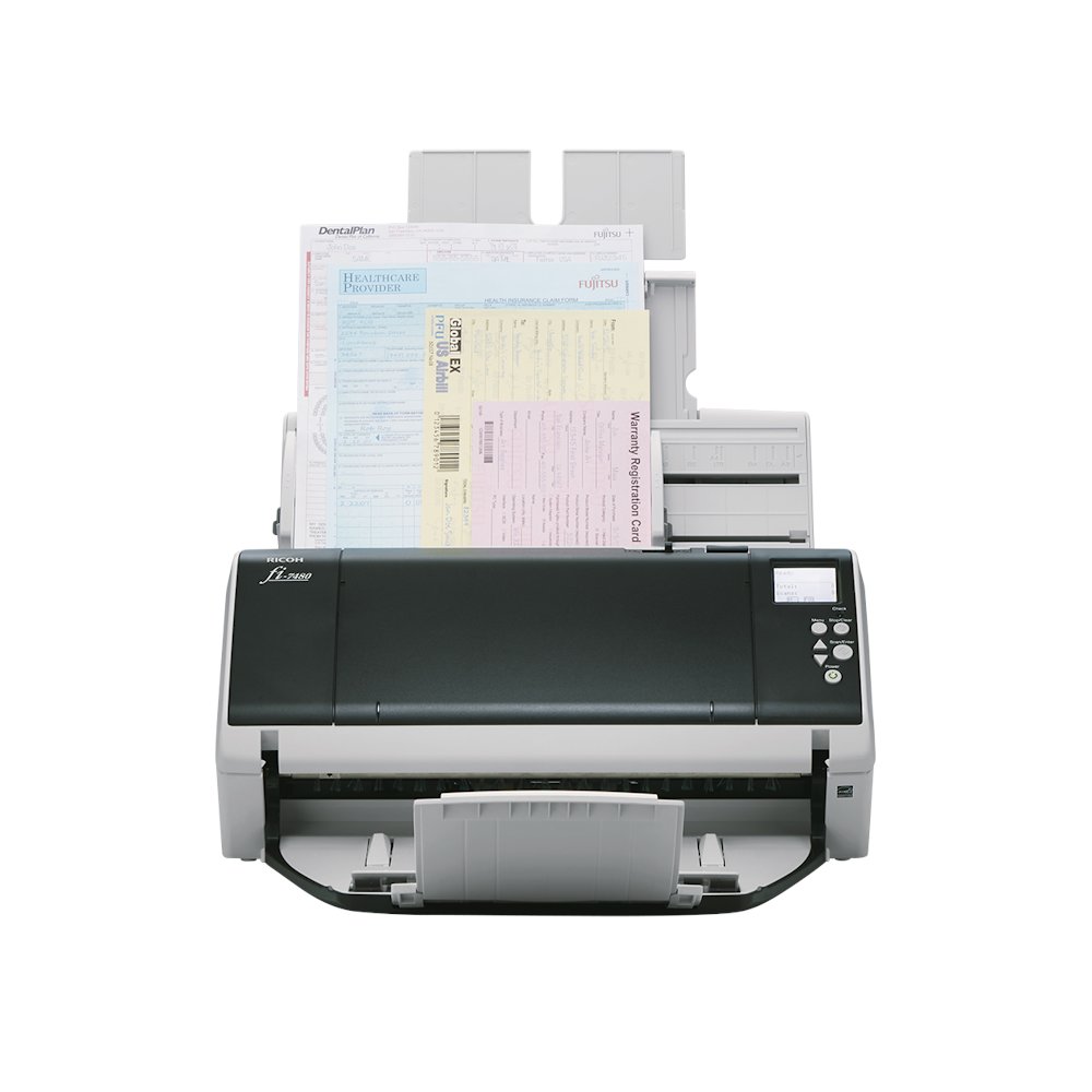 The Ricoh fi-7480 document scanner  combines the conventional automatic document feeder with A3 capabilities to allow the scanning of A3 documents at high speeds of up to 80 pages per minute! Click the link to find out more! bit.ly/4jvc1JQ
