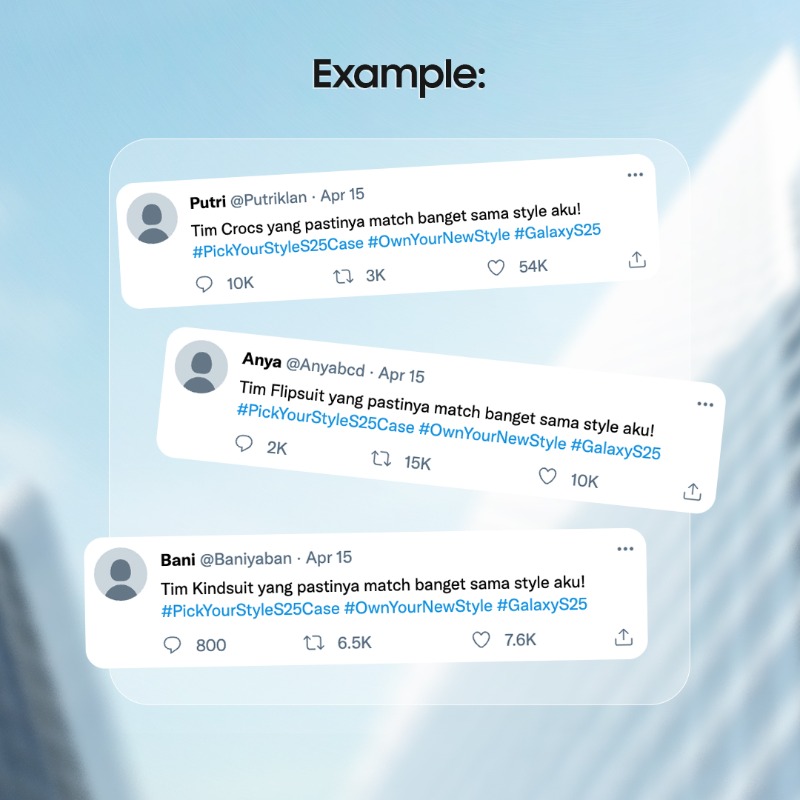 samsungID's tweet photo. Menangkan digital money 500K untuk 5 winners🎁

-Repost &amp; like tweet ini
-Reply sebanyak-banyaknya dengan case pilihanmu "Tim Crocs/Flipsuit/Kindsuit yang pastinya match banget sama style aku! #PickYourStyleS25Case #OwnYourNewStyle #GalaxyS25"
-Cek gambar di bawah!

Good luck!✨