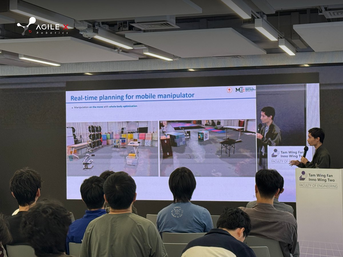 AgilexRobotics's tweet image. Today @AgileXRobotics &amp;amp; @HKUniversity  hosted GBA&apos;s Embodied AI Workshop, exploring breakthroughs in multimodal strategies, multi-arm manipulation &amp;amp; UAV decision-making. Thanks to all speakers &amp;amp; attendees!  Visit global.agilex.ai
#EmbodiedAI #research