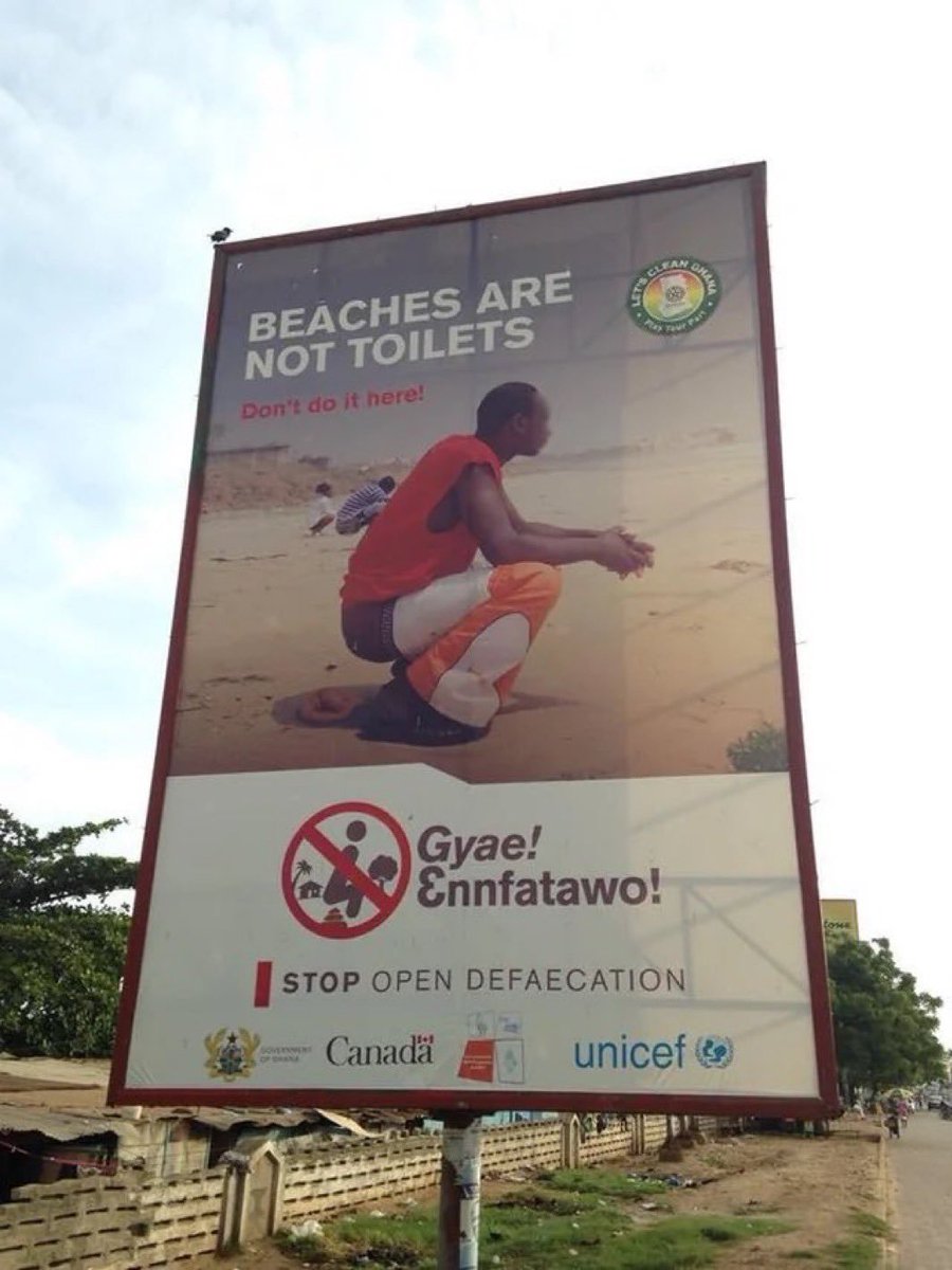 MadCONSERVATIVO's tweet image. Liberal Party billboard for their new voter base. Gyae! Ennfatawo! 💩
#MassImmigration
#MassDeportation
"Beaches are not toilets"
"Stop Open Defeacation"
#Defecation
Is this a doctored photo by a grammar challenged meme maker?