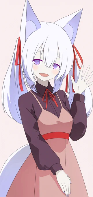 白ちゃんにツインテールしてもらった 