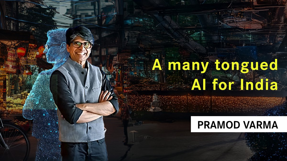 Fact: India is home to 1.4 billion people and 16,000 languages.   

Also fact: Indians type the least but still share the most content on social media.  

Watch <a href="/pramodkvarma/">Pramod Varma</a>, former Chief Architect of Aadhaar and pioneer of India's tech stack, argue that voice is the next