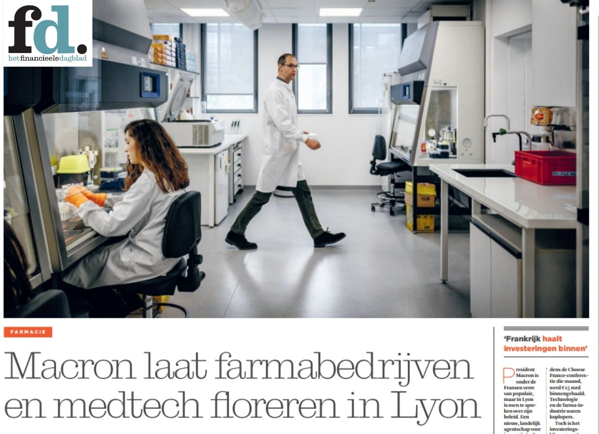 📰 #Media - We’re proud to be featured for the first time in Het Financieele Dagblad <a href="/FD_Nieuws/">FD Nieuws</a>, a leading Dutch financial daily newspaper,
In an article highlighting the thriving life sciences ecosystem in Lyon, the piece includes our recent clinical milestones, our