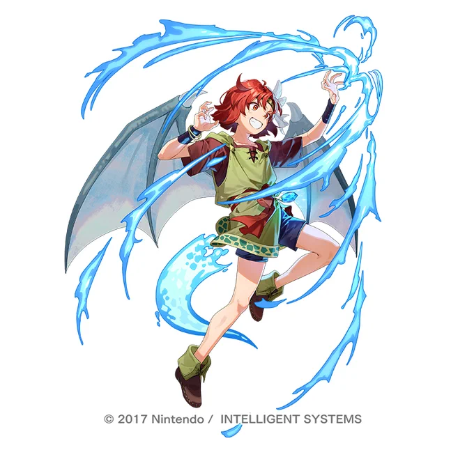 ファイアーエムブレムヒーローズ『千変万化の神竜族 チェイニー』のイラストを担当させていただきました、よろしくお願いします!#FEヒーローズ #FEHeroes 